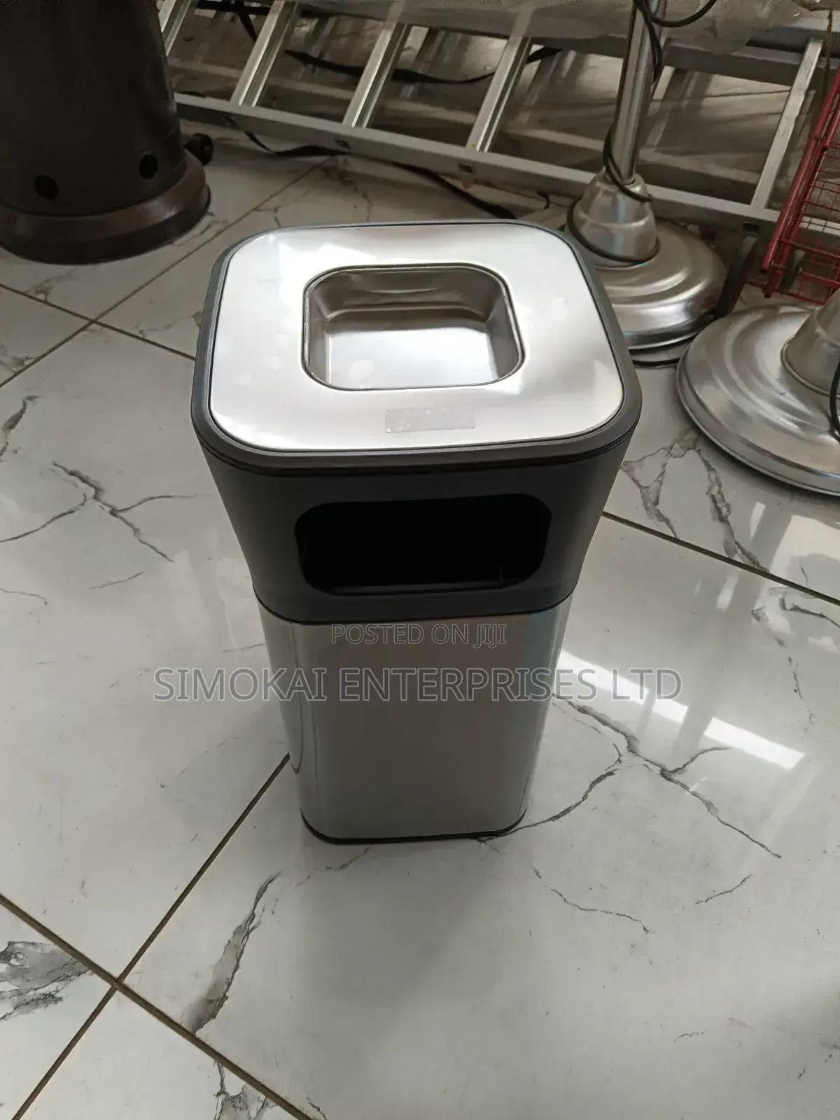 Stainless Steel PP Dustbin 20 Lit