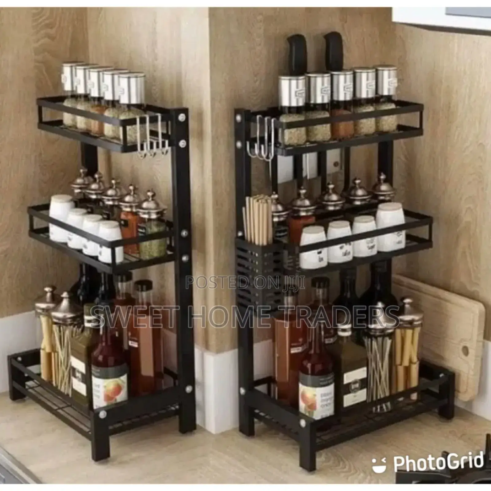 3 Tier Multi-Functional Storage Rack Foldable