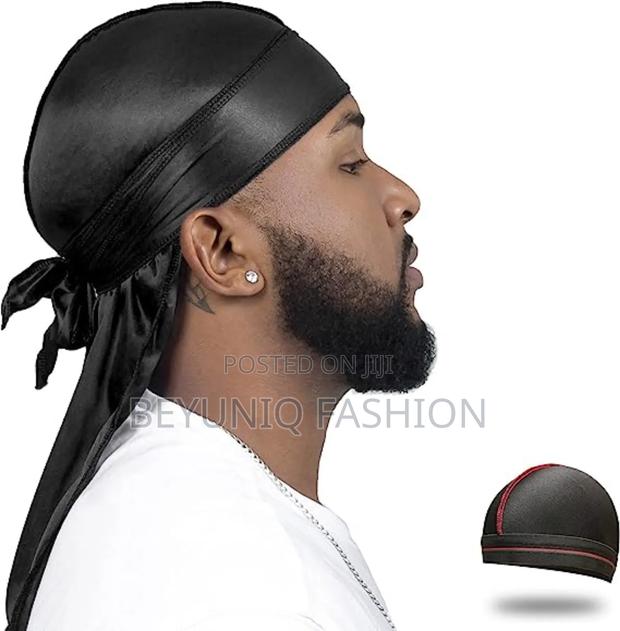 A Set of Silk Durag + Wave Cap - Quality Guaranteed