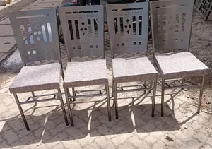 Laser-Cut Restaurant Chairs With Powdercoating Finish.