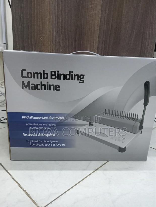Gem Quality Comb Binding Machine - main view