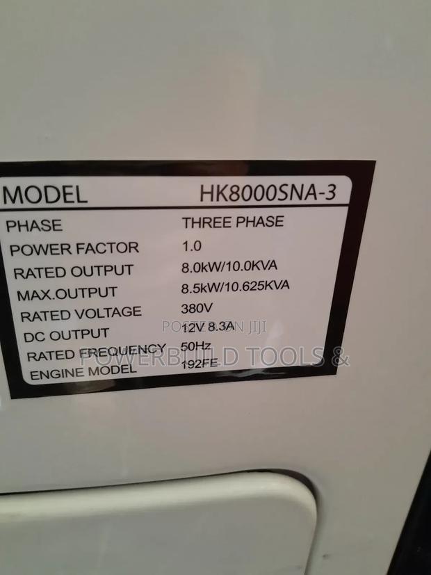 Hisaki 10kva Three Phase Generator - thumbnail 3