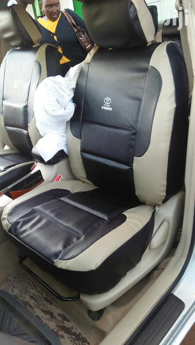 Black Beige Seat Covers