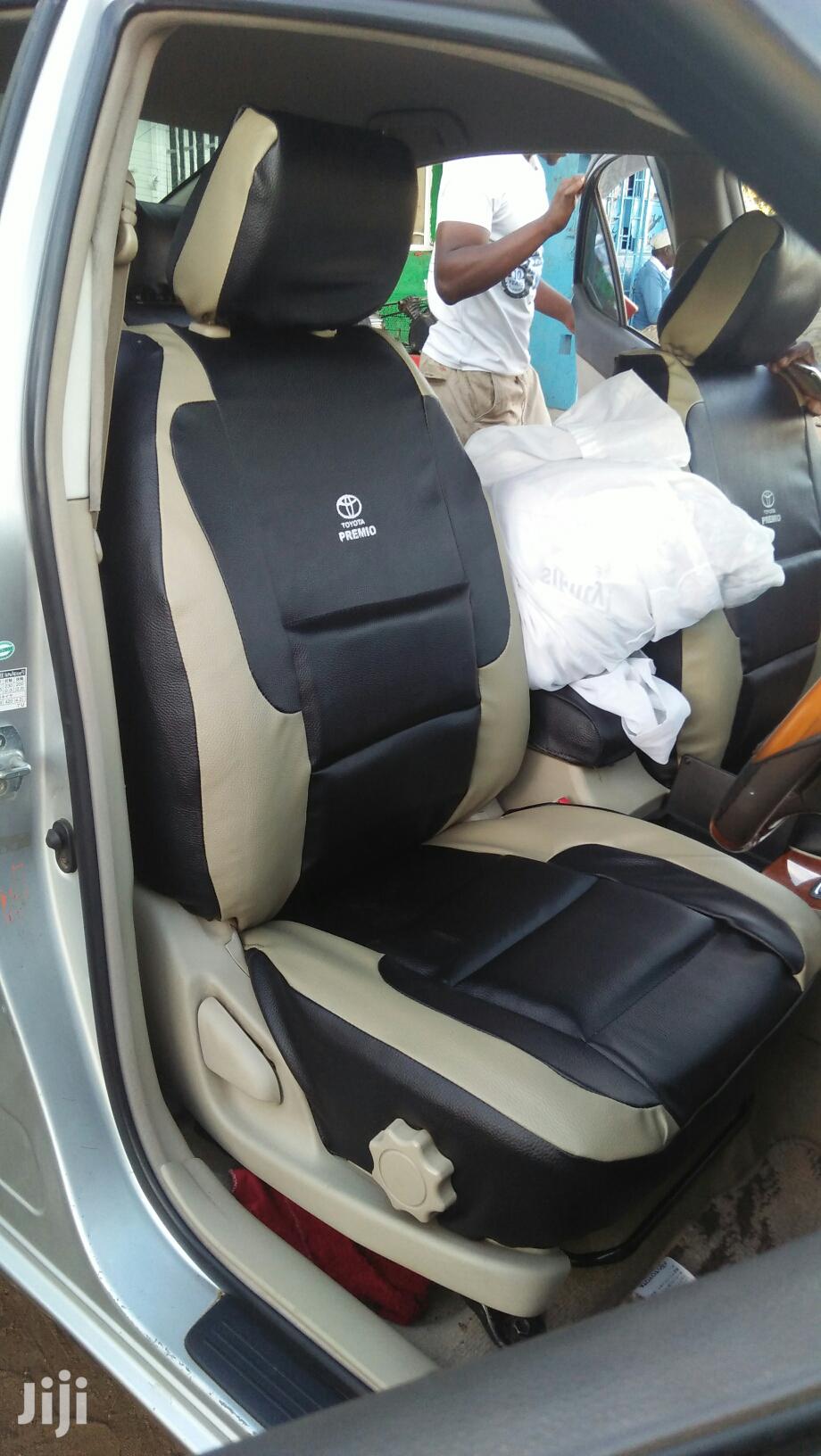 Black Beige Seat Covers