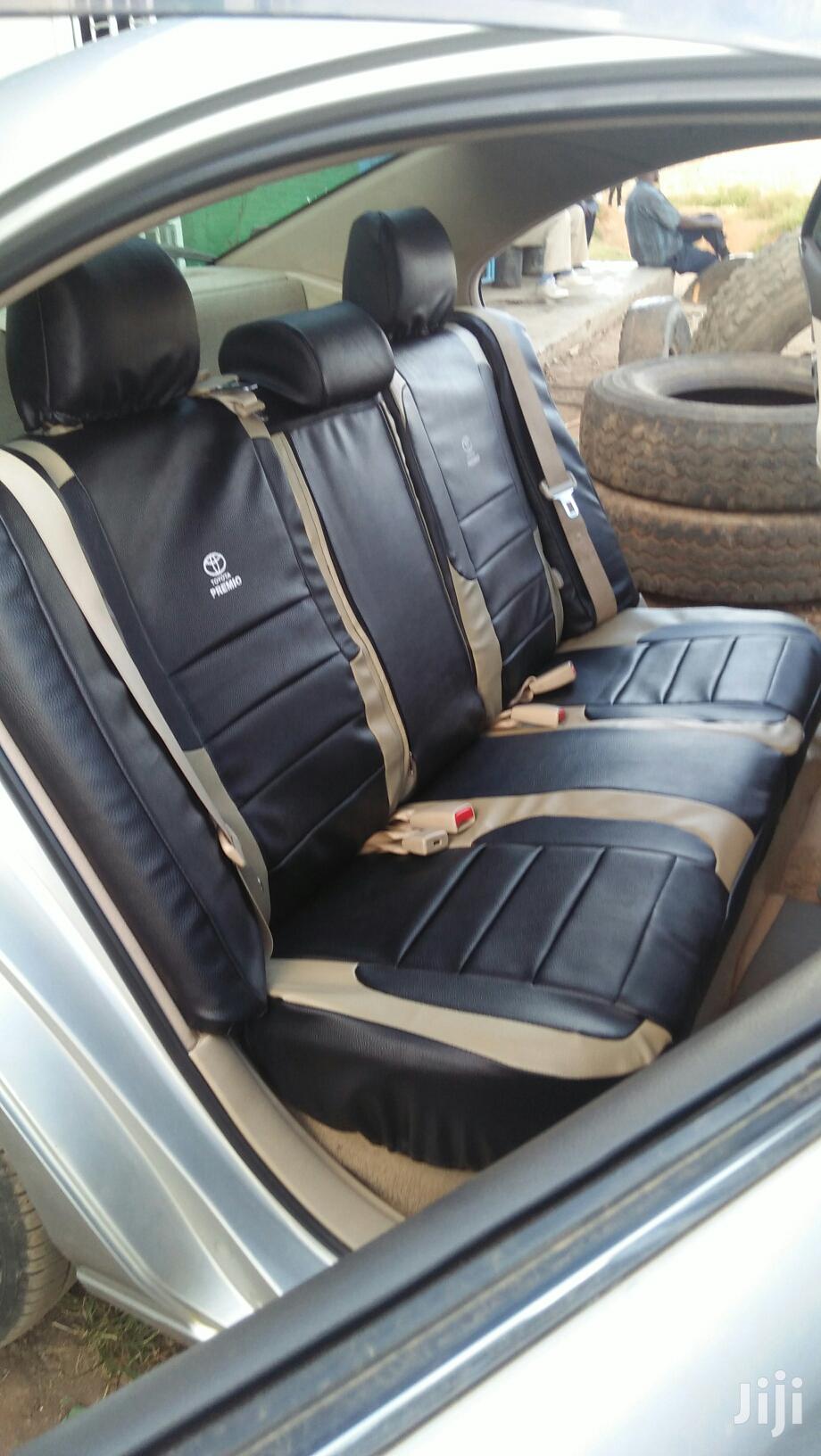 Black Beige Seat Covers