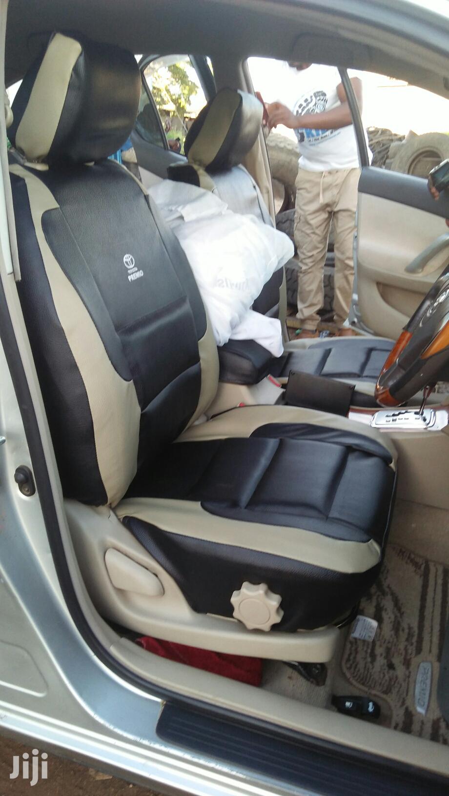 Black Beige Seat Covers