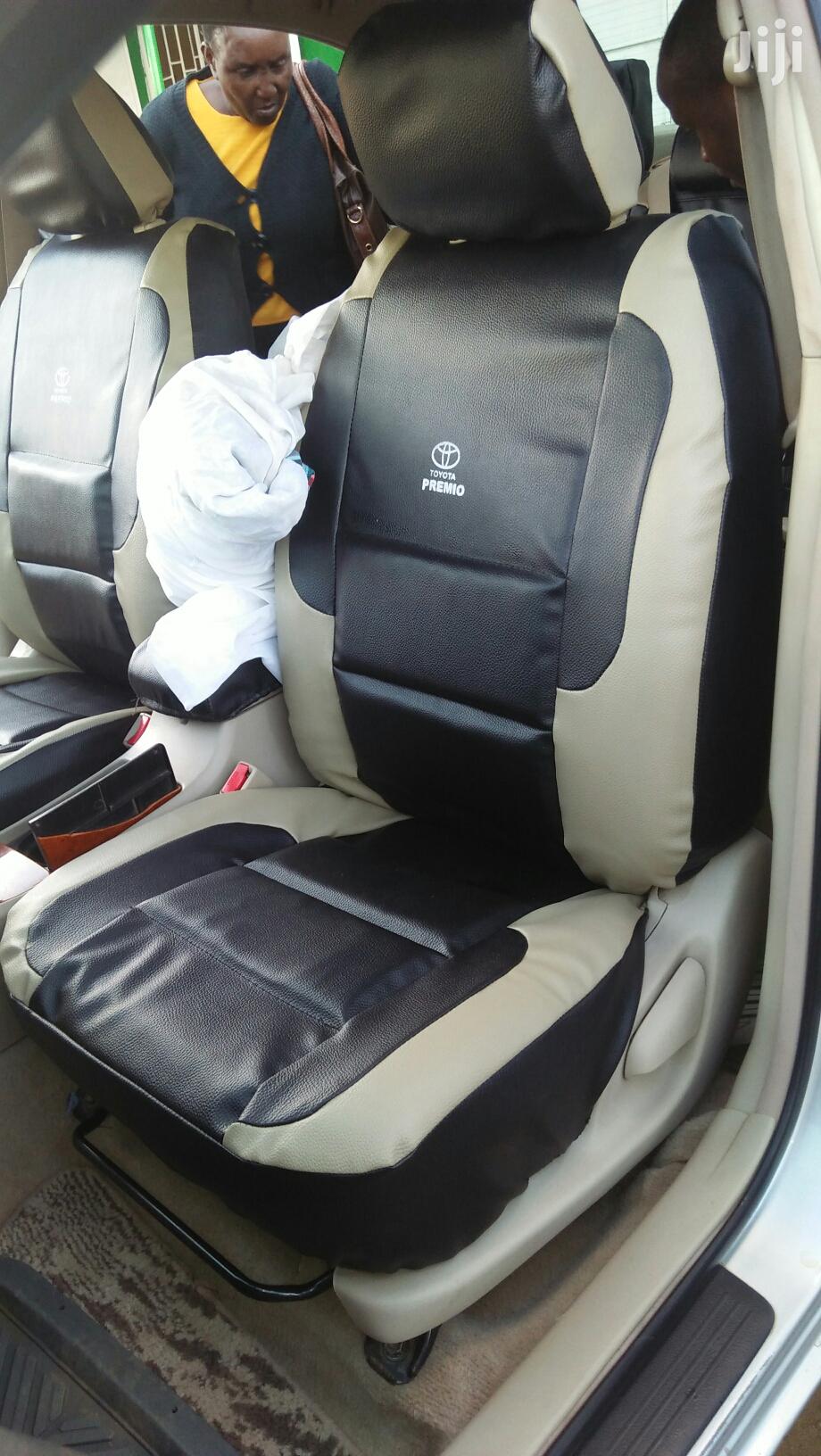 Black Beige Seat Covers