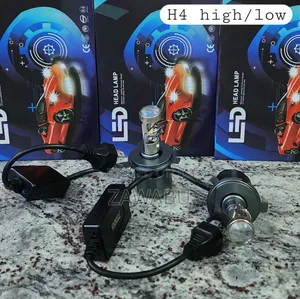 H4 LED Projector Headlight Bulbs High/Low