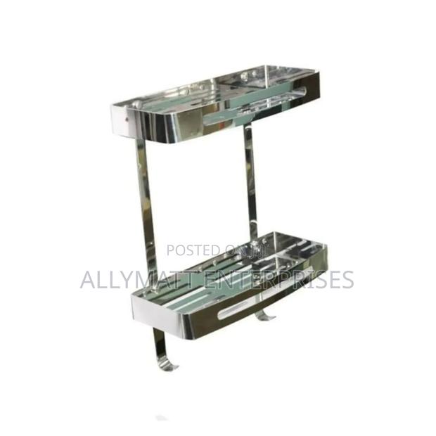 Silver Double Shelf