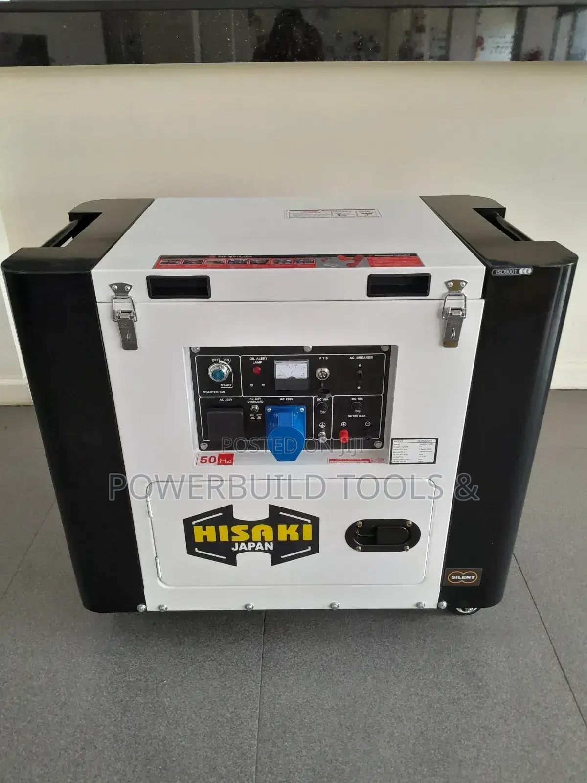 Hisaki 8.75KVA Single Phase Silent Generator