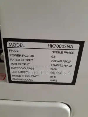 Hisaki 8.75KVA Single Phase Silent Generator