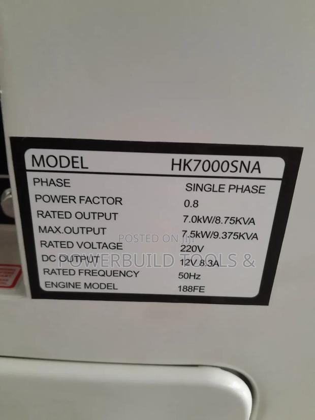 Hisaki 8.75KVA Single Phase Silent Generator - thumbnail 2