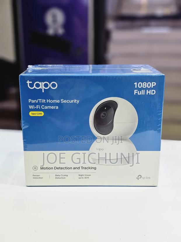 Tp-Link Tapo C200 Pan/Tilt Home Security Wi-Fi Camera –White