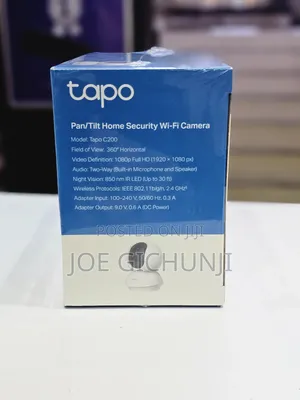 Tp-Link Tapo C200 Pan/Tilt Home Security Wi-Fi Camera –White