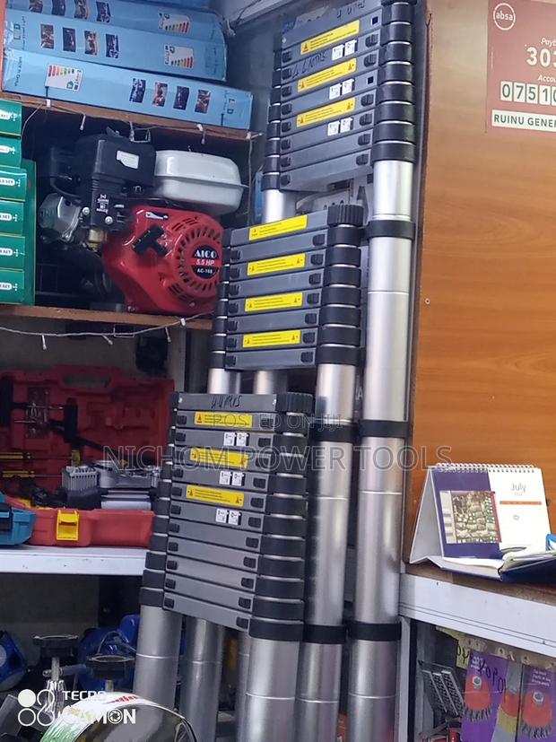 5m Single Sided Telescopic Ladder - main view