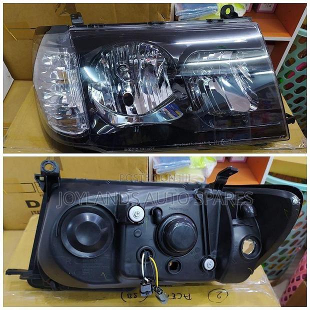 Landcruiser Prado 120 Smoked Headlights - main view
