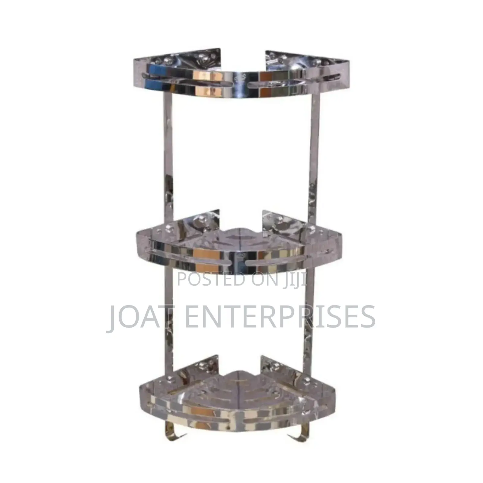 Silver Triplet Bathroom Organiser