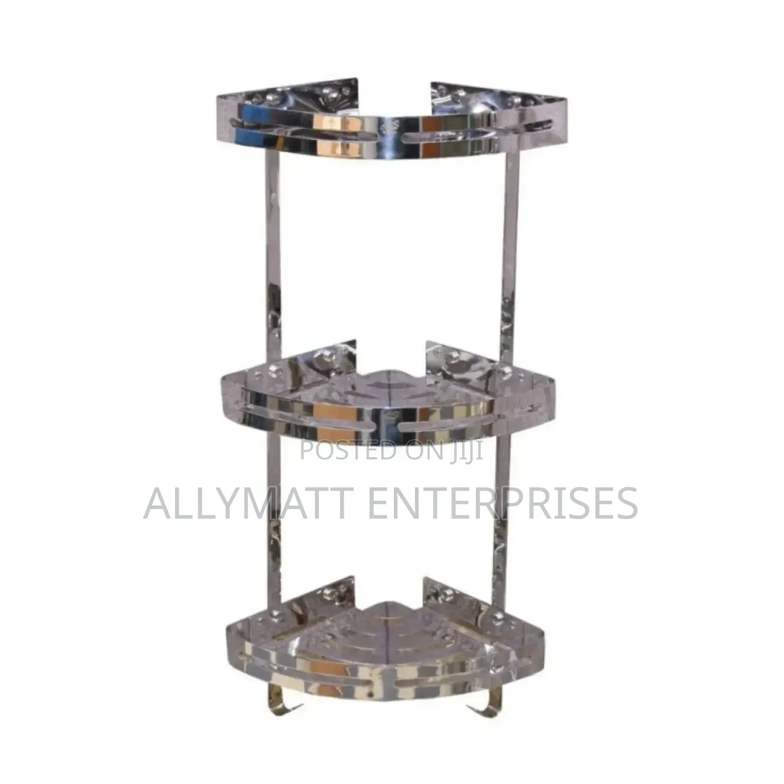 Silver Triplet Bathroom Organiser