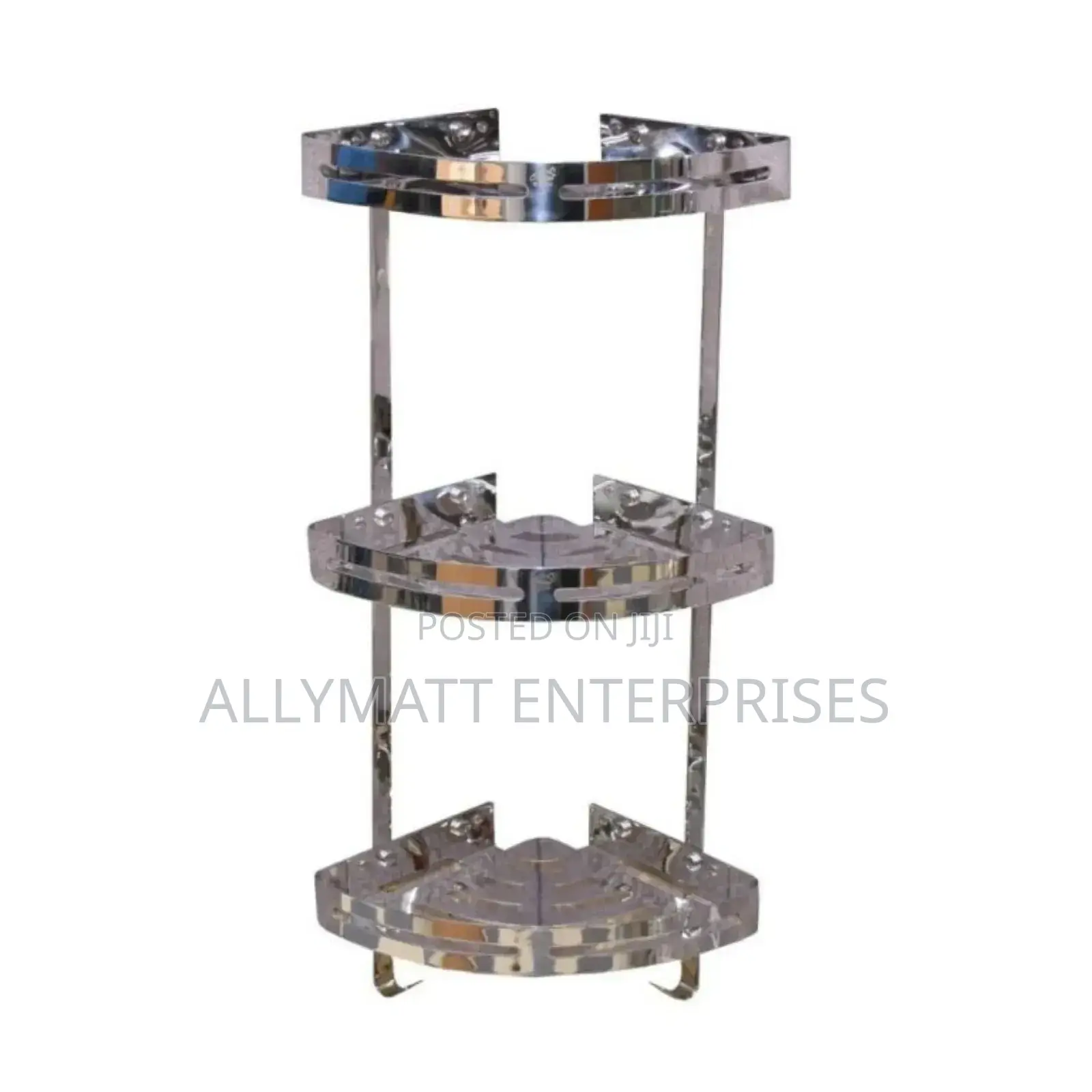 Silver Triplet Bathroom Organiser