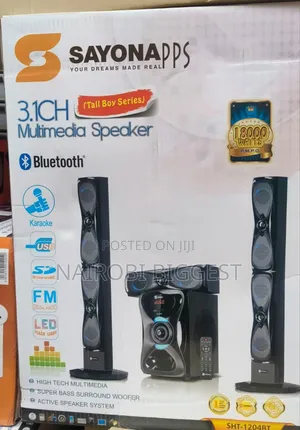 Sayona SHT-1204BT 3.1ch System Tallboy Speaker