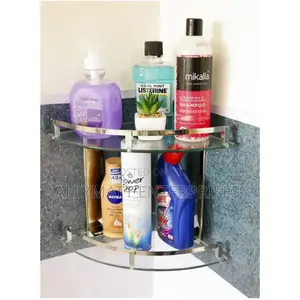 Double Corner Glass Shelf