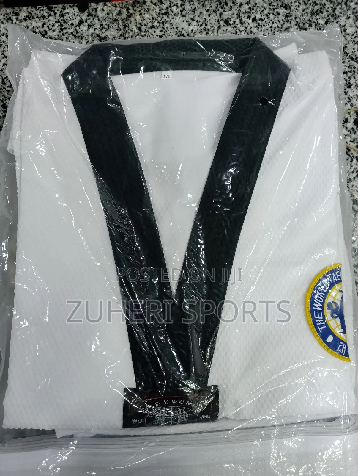 Adult Taekwondo Uniform With White Belt