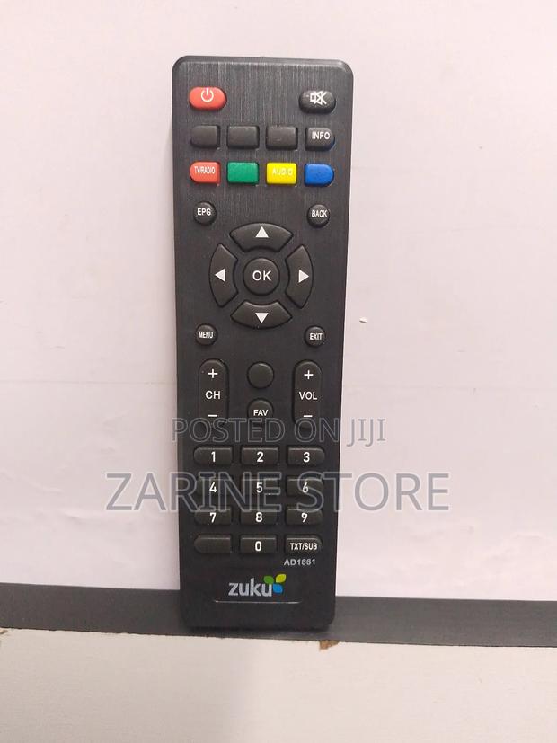Zuku Remote Control - main view