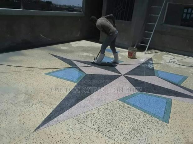Good Design Terrazzo Floor Finish Services in Kenya.