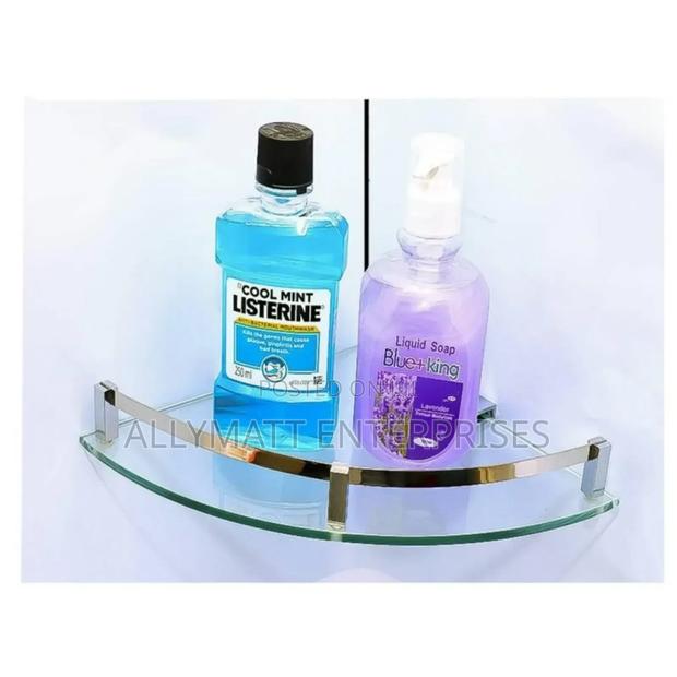 Corner Glass Shelf