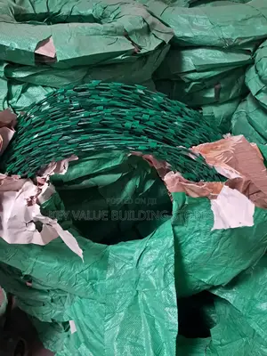 Green Coated Razor Wire -450mm ×8m