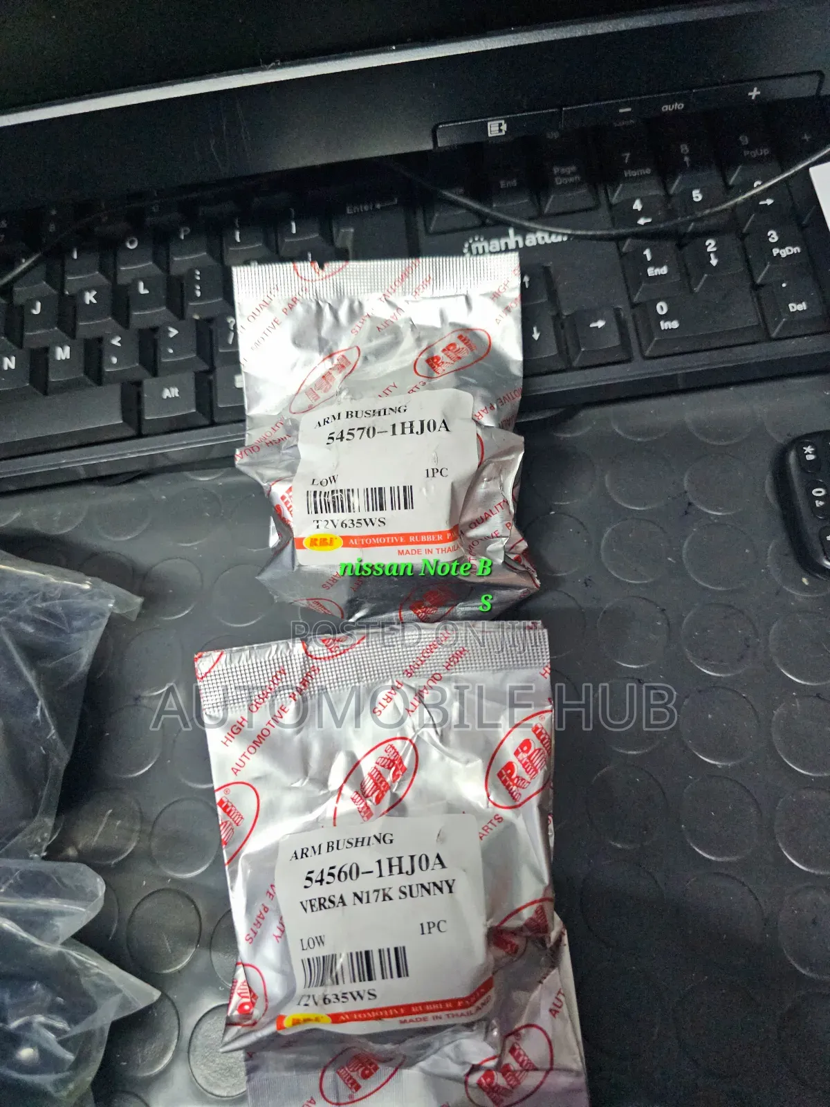 Nissan Note Arm Bushing Big and Small -54570,54560