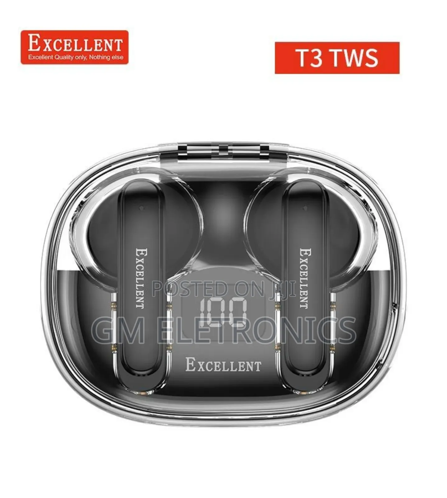 Excellent T3 Super Stable LCD Display Pods Earbuds TWS.