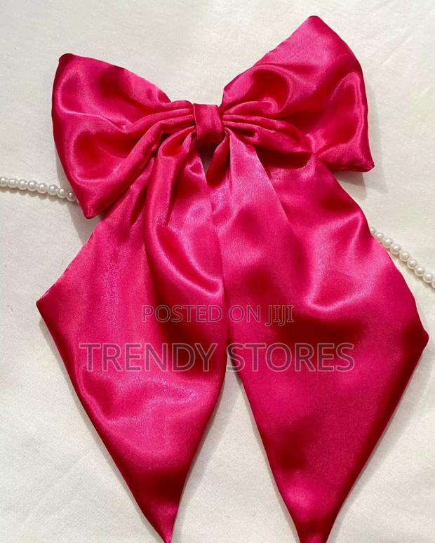 Colorful Hair Clip Bow - thumbnail 3