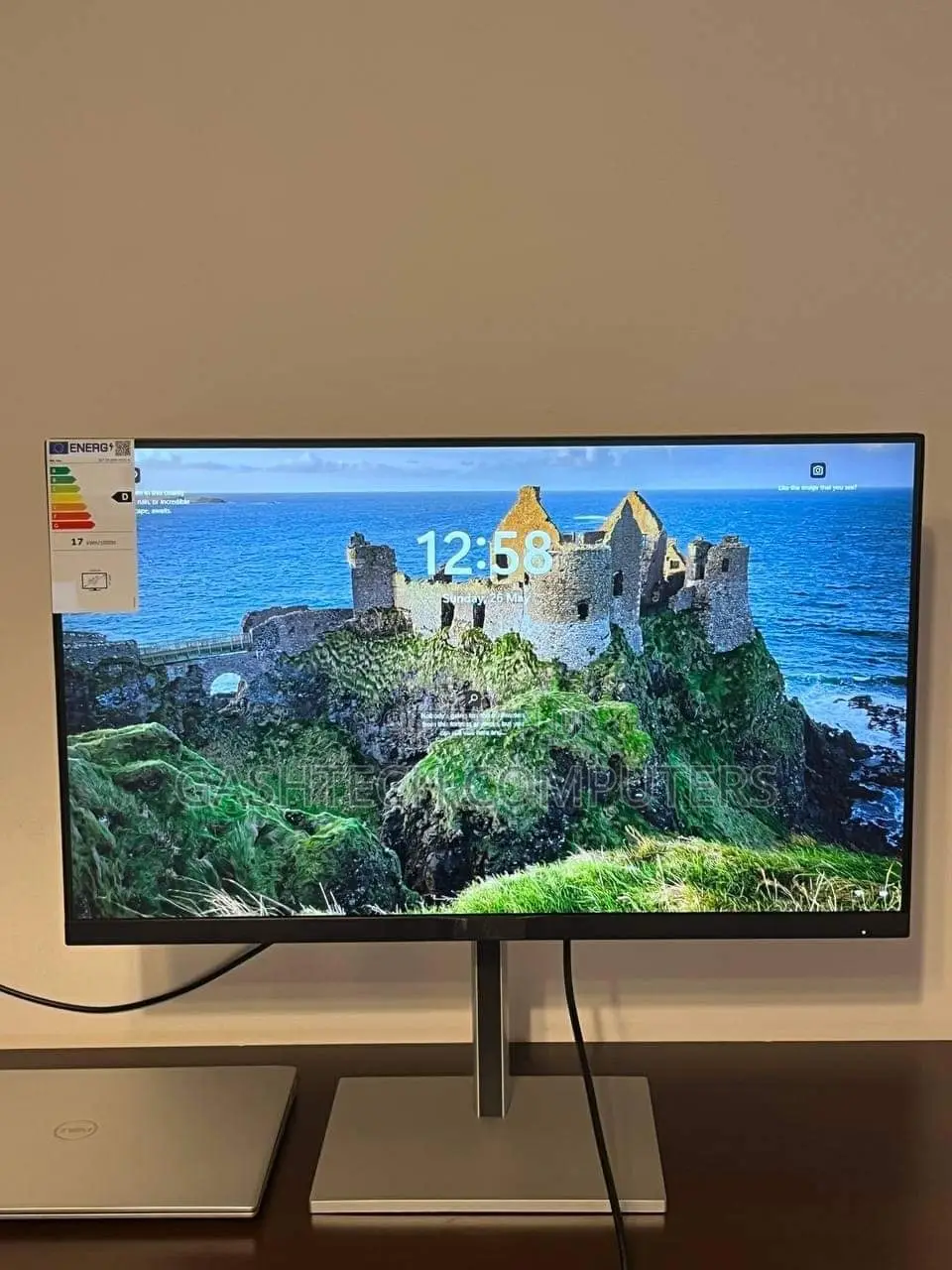 Hp E27 G5 27" FHD Monitor Black in Color.