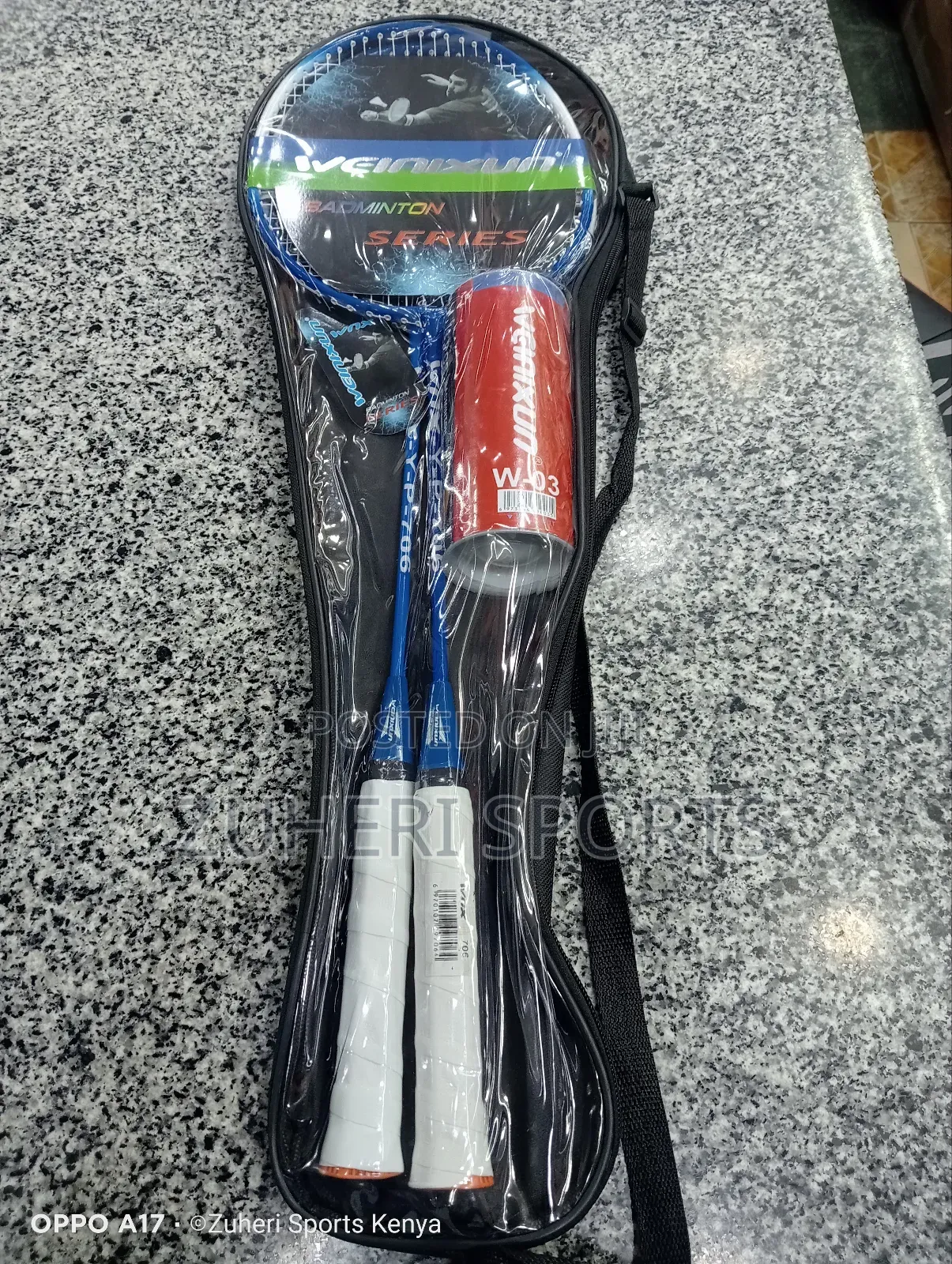 Badminton Racket Set (Professional) 2 Rackets 3 Shuttlecorks