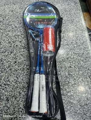 Badminton Racket Set (Professional) 2 Rackets 3 Shuttlecorks