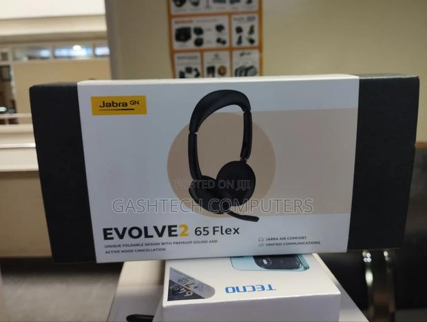Jabra Evolve2 65 Flex Bluetooth Headphones - thumbnail 2