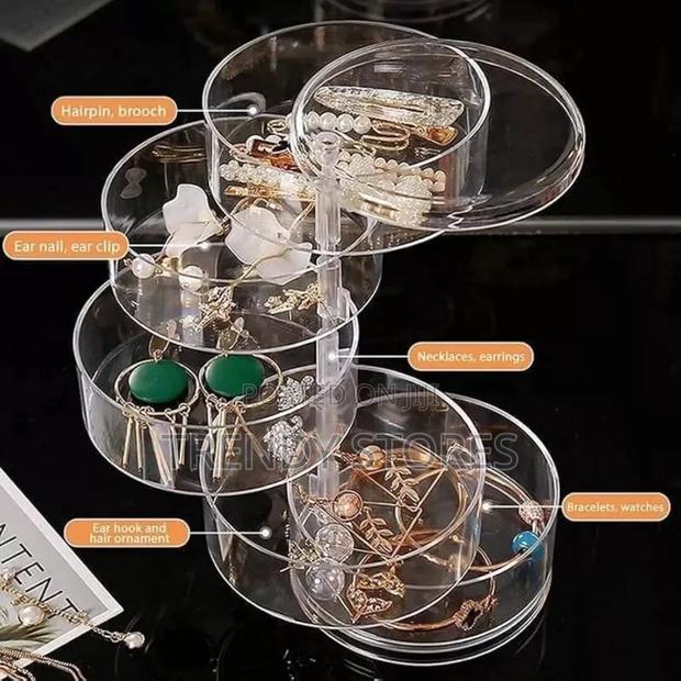 Acrylic Rotating Jewelry Organizer
