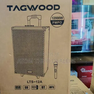 Black Tagwood 12" Trolley Speaker LTS-12A