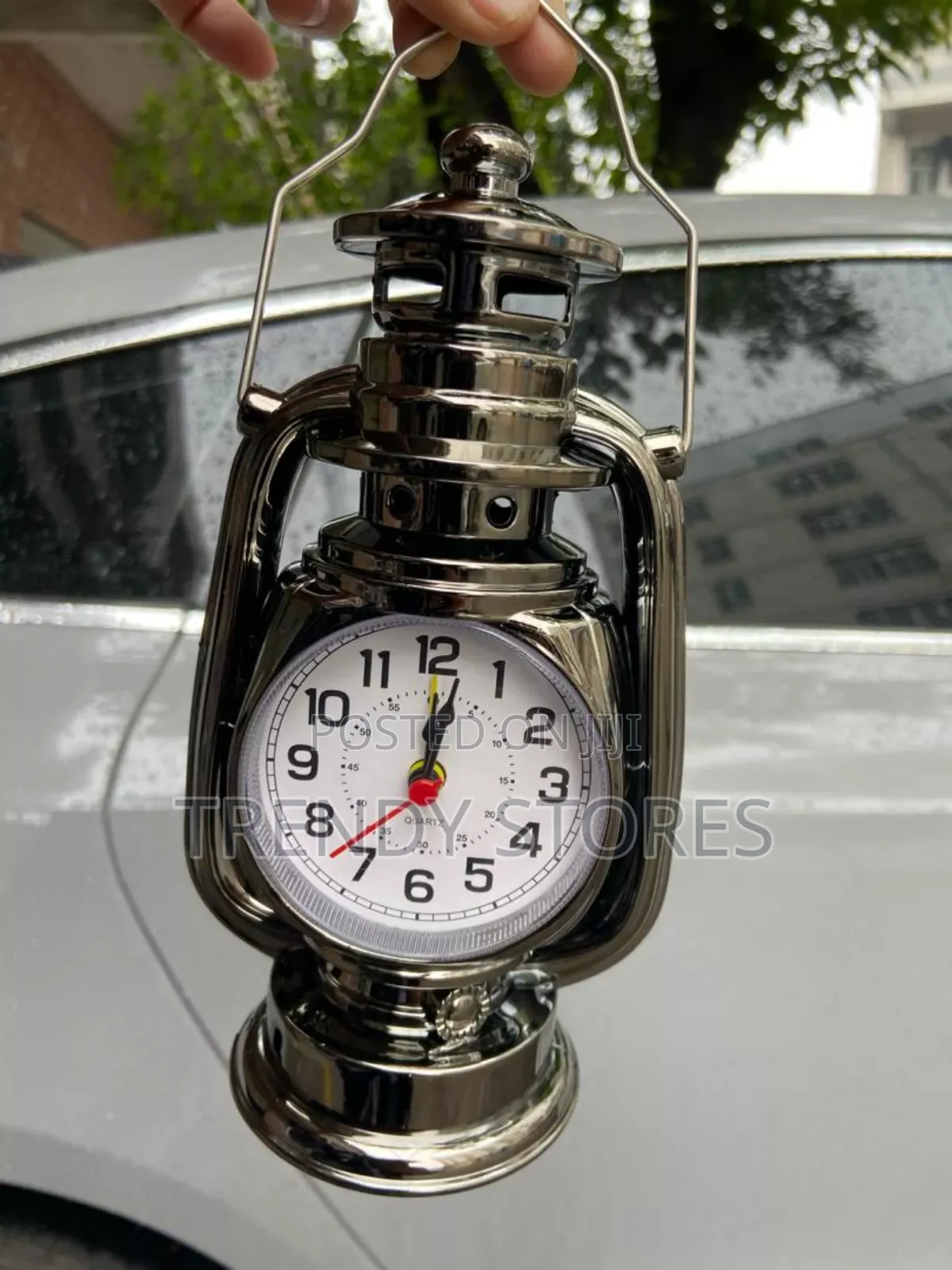 Silver Vintage Retro Oil Lamp