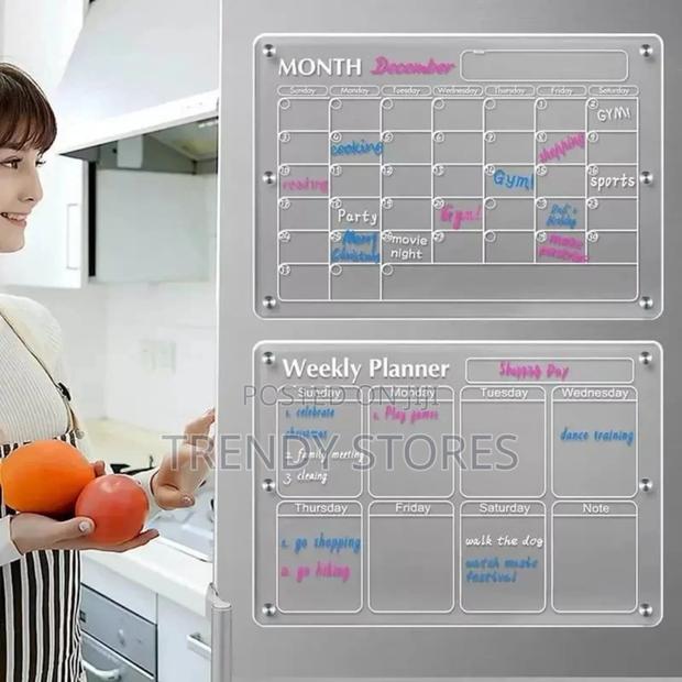 Magnetic Fridge Planner - main view
