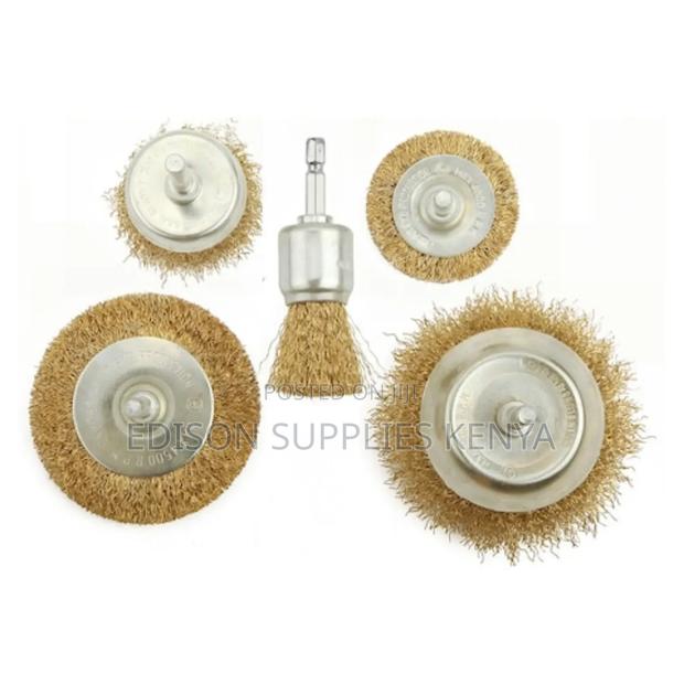 Wire Brush Set 5 PCS Tolsen Wire Drill Brushes Set - thumbnail 3