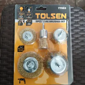Wire Brush Set 5 PCS Tolsen Wire Drill Brushes Set
