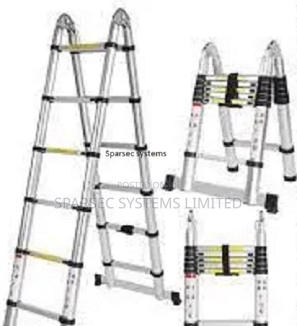 3.8M Double Telescopic Ladder