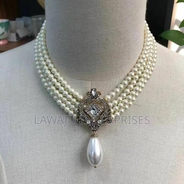 Bohemian Style Pearl Necklace - main view