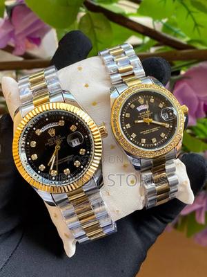 Silver Rolex Couple's Watch Set - thumbnail 2