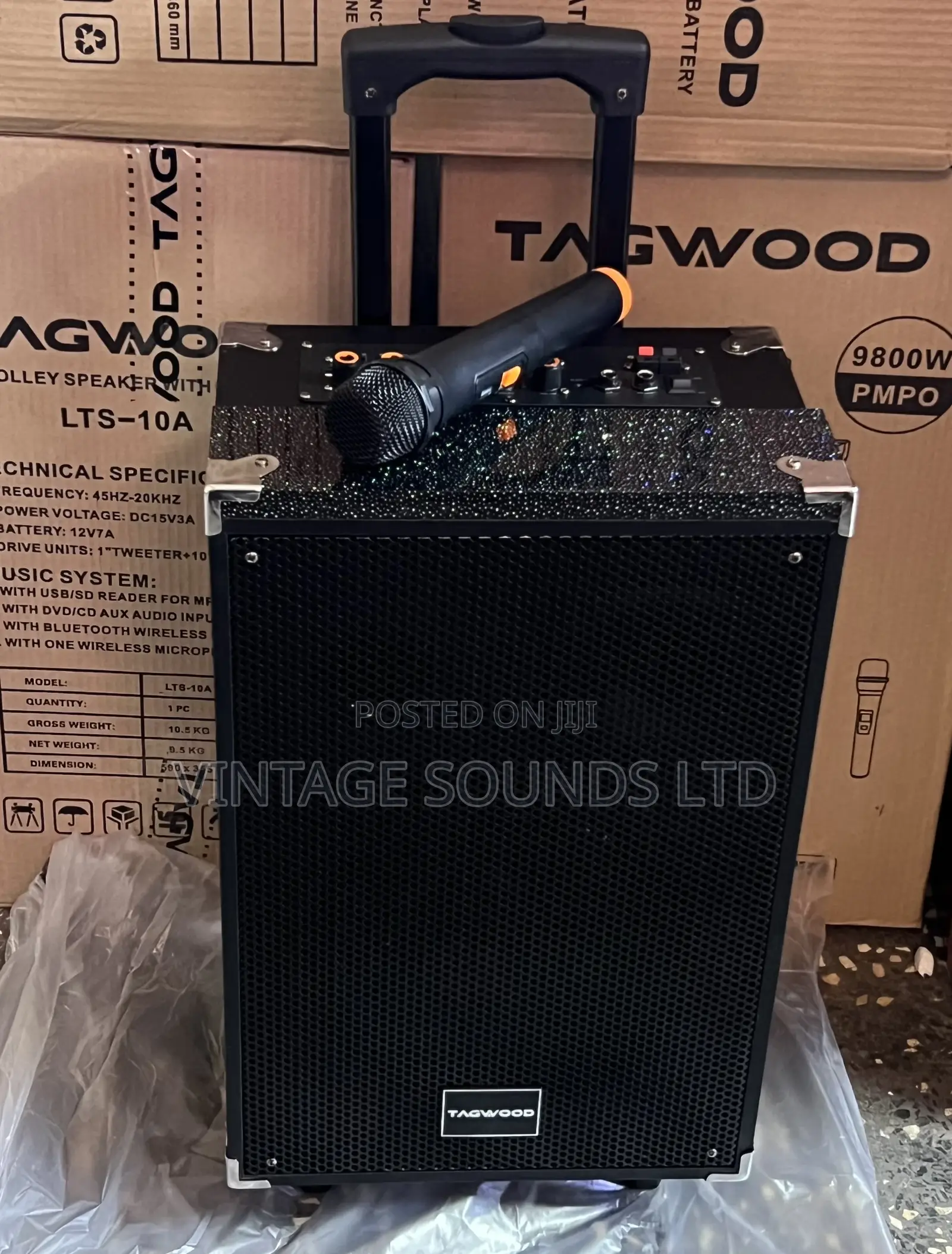 Tagwood LTS-10A Portable Powered Speaker 10”