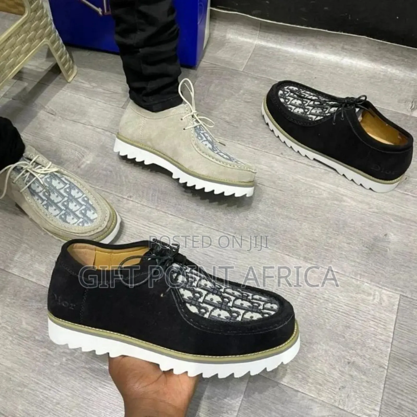 Leather Dior Smart Casual Shoes for Men