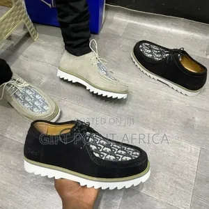 Leather Dior Smart Casual Shoes for Men