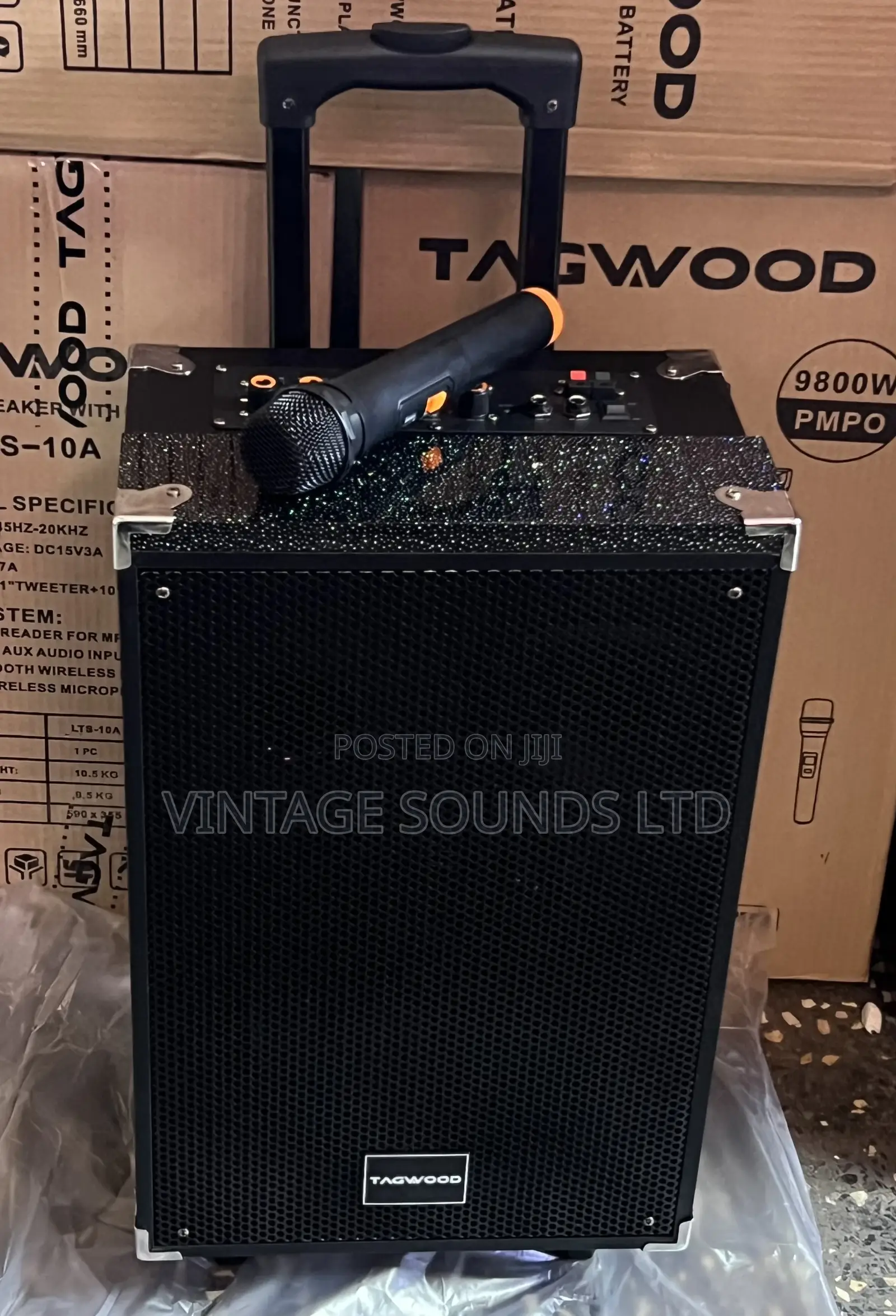 TAGWOOD LTS 10A -10 INCH Portable Powered Speaker (9800pmpw)